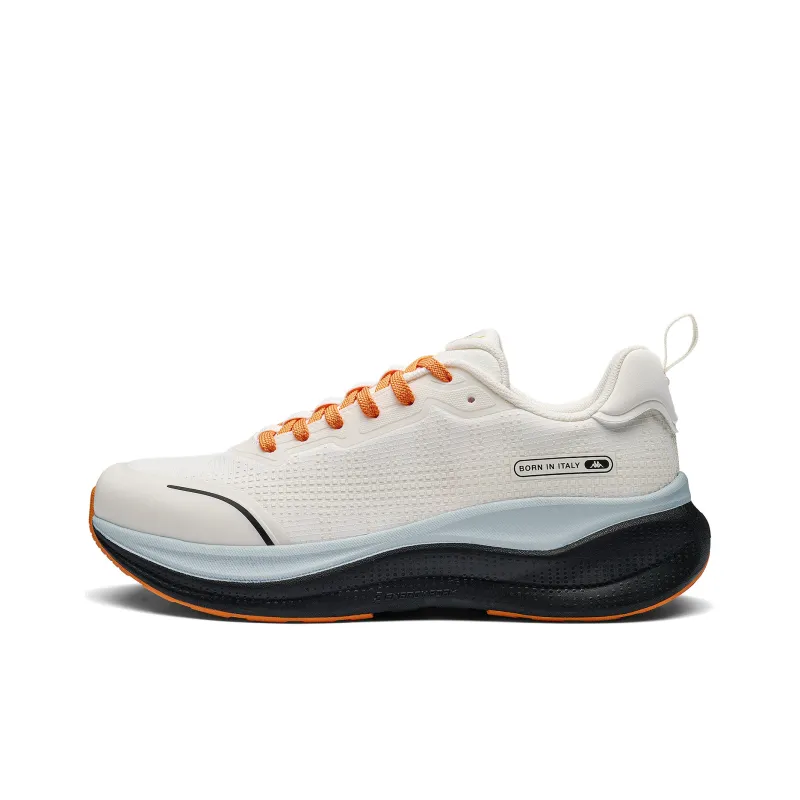Kappa Anti Slip Wear Resistant Low Top Running Shoes Unisex Heron Feather White-0