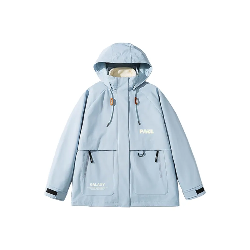PAUL COSTELLOE Urban Living/Travel/Commuting Hiking Waterproof And Windproof Windbreaker Jacket Unisex-6
