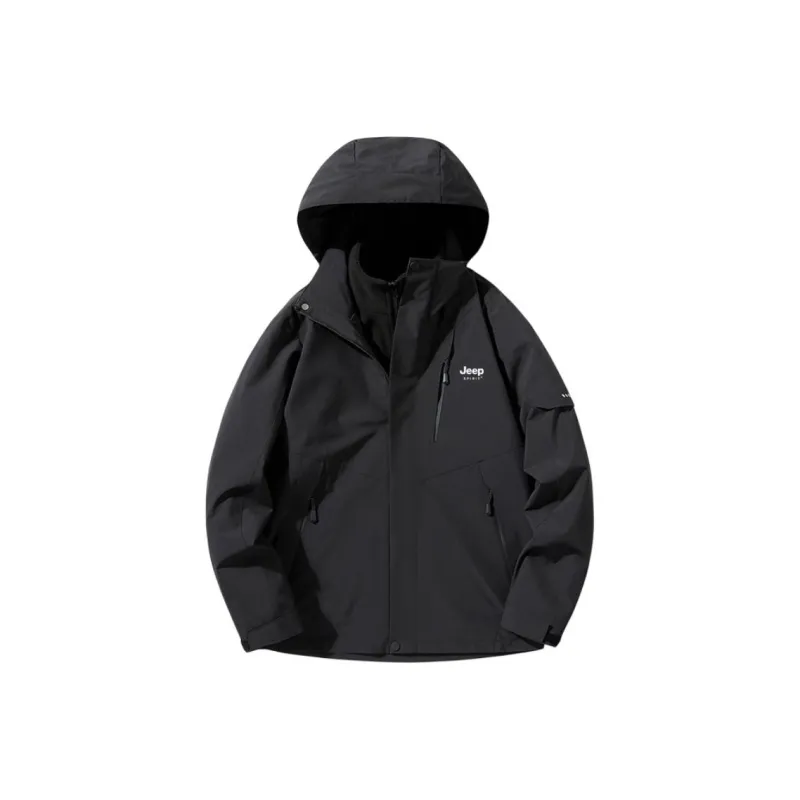 JEEP SPIRIT Windproof, Water Repellent, And Rainproof Windbreaker Jacket Unisex-9