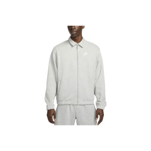 Nike Club Fleece Jackets Coats Men's Light Gray
