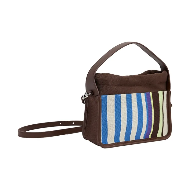URBAN REVIVO Fabric Crossbody Handbag Medium Size Women's Multicolor-1
