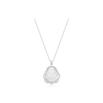 TRUE ME Colored Glaze Jade Necklaces Women's