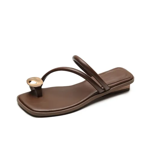 City Camel Rubber Sole Abrasion Resistant Slide Slippers Women's