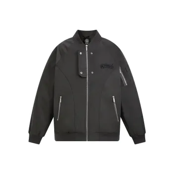 404MOB GANG Jackets & Coats Unisex Dark Gray