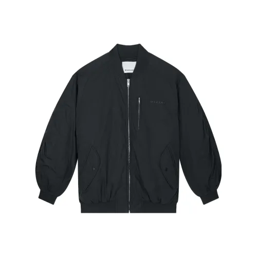 ISABEL MARANT Bakya Logo Embroidered Bomber Jacket