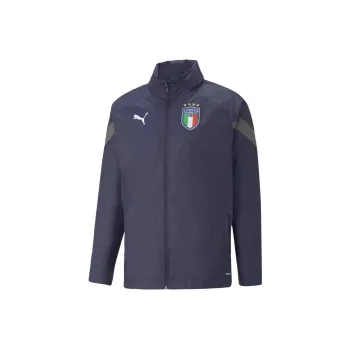 PUMA Jackets Coats Italy Version 2122 Season Player Edition Men's Navy Blue