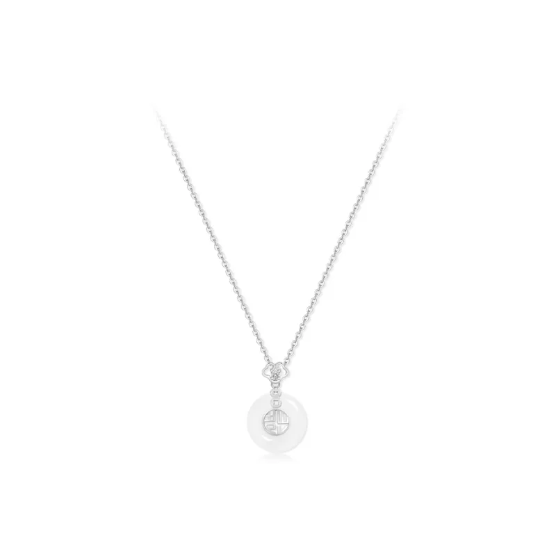 JUICY GRAPE Chalcedony Jade Necklaces Women's-0