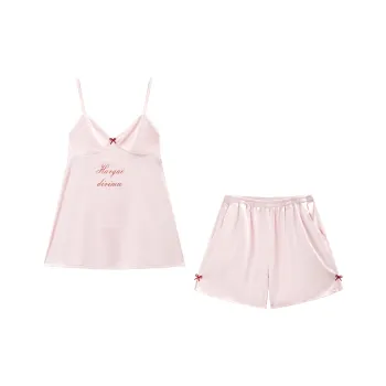 GUKOO Pajama Set Women's Pearl Pink