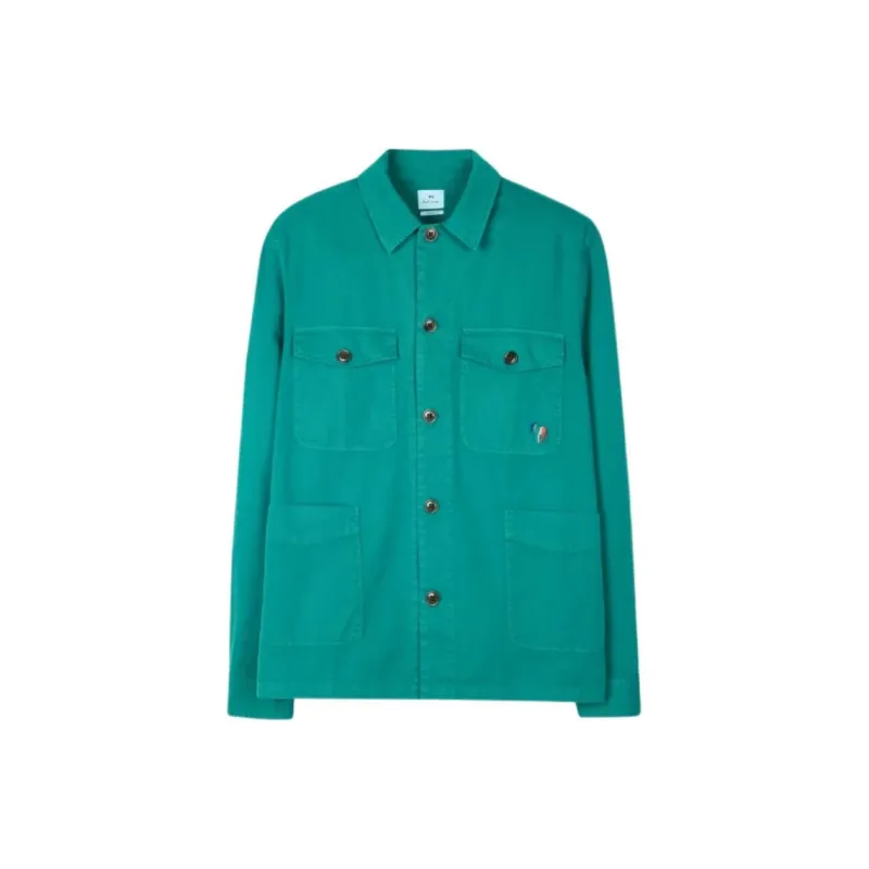 Paul Smith Buttoned Organic Cotton Shirt Jacket-0