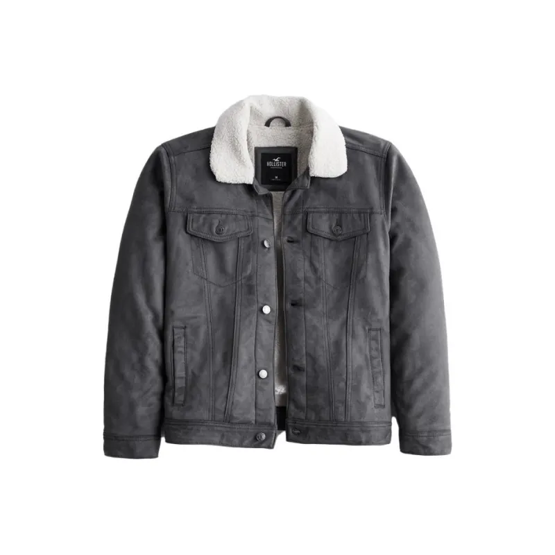 Hollister Jacket Men's Dark Gray-0