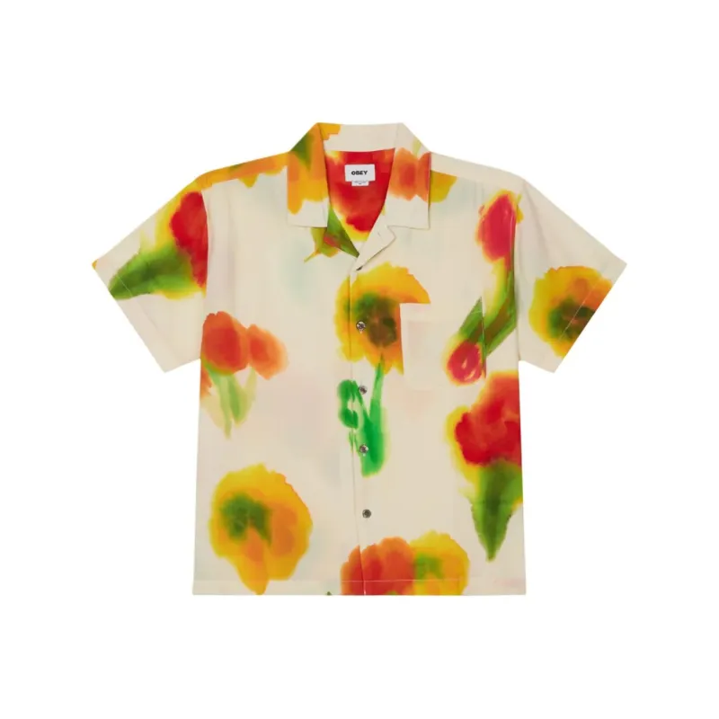 Obey Shirts Men Cream-0