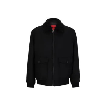 HUGO BOSS FW23 Jackets Coats Men's Black