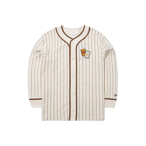 New Era Baseball Jerseys Unisex Ivory White