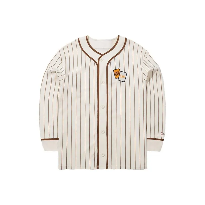New Era Baseball Jerseys Unisex Ivory White-0