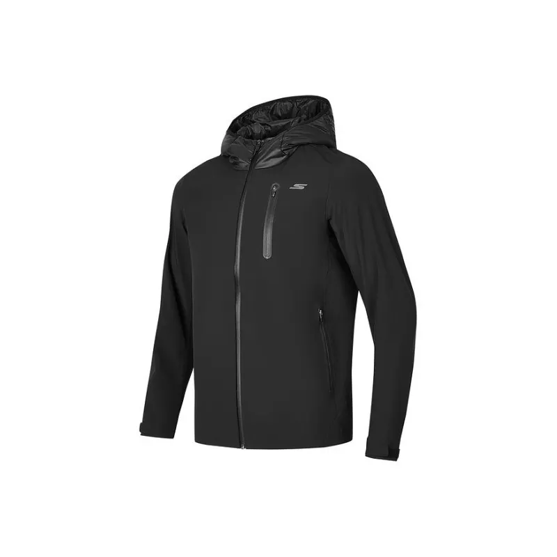 Skechers Jackets Coats Men's Carbon Black-0