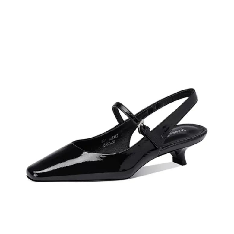 JESSICA SOPHIA Chunky Heel High Heels 3cm Women's-5