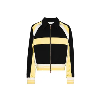 Wales Bonner Isaacs Panelled Bomber Jacket