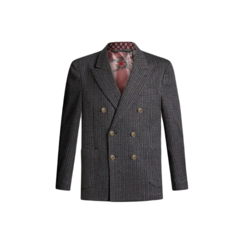 ETRO Long Sleeved Double Breasted Blazer-0