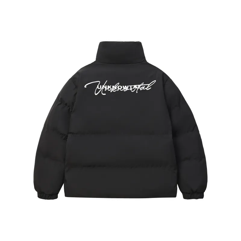 UNKNOWTAL Puffer Jacket Unisex Black-0