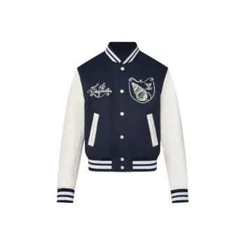 LOUIS VUITTON Calfskin Varsity Jacket