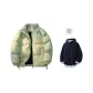 Fruit Green+Navy Blue Sweatshirt+Light Blue Shirt