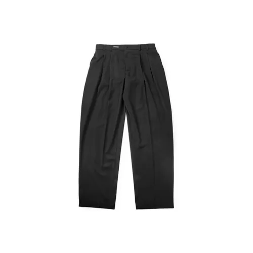 Unawares. Straight Casual Pants Unisex Black