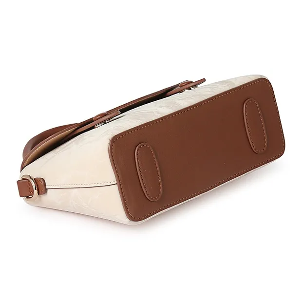 TUCANO PU Shoulder Bag, Crossbody Bag, Handbag Regular Women's Ecru/Black/Camel/Brown-29