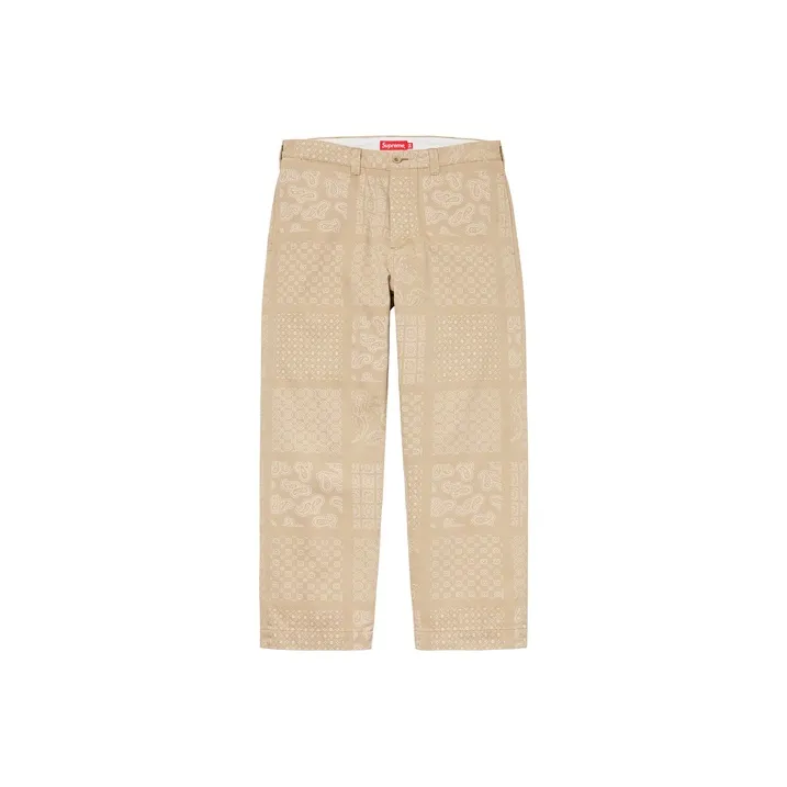Supreme Paisley Grid Chino Pant-8
