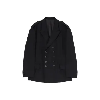 Yohji Yamamoto Double Breasted Blazer