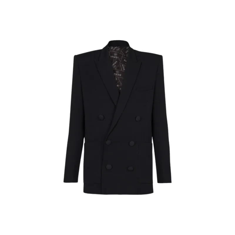 BALMAIN Double Breasted Buttoned Blazer-0