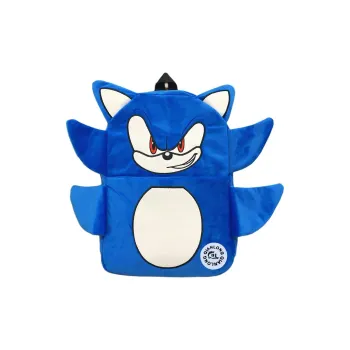 YUANTUZHE Plush Backpack Unisex Blue/Yellow