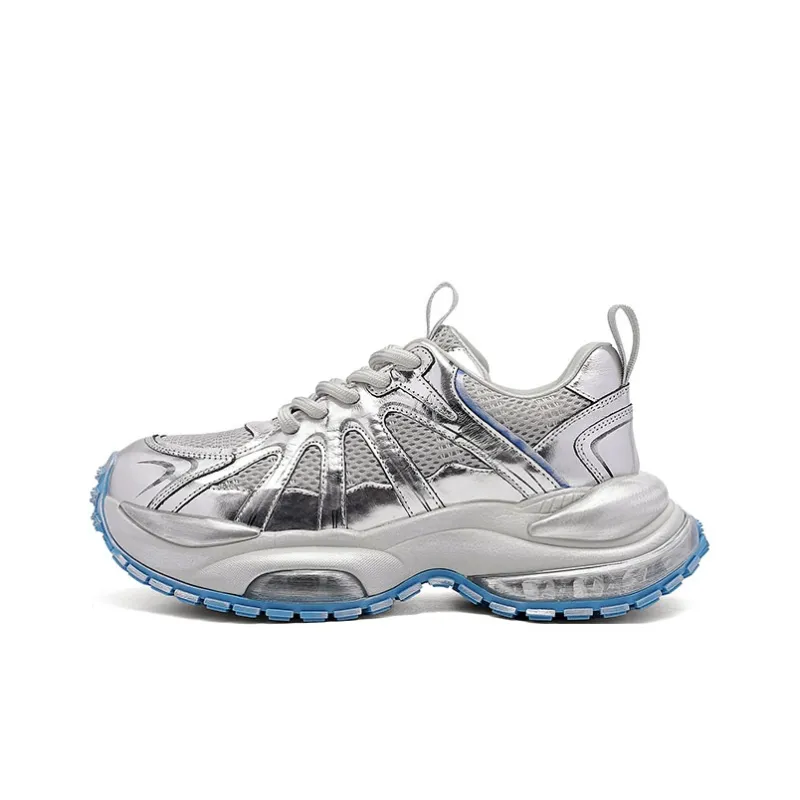 BLOCCO5 Slip Resistant Low Top Chunky Sneakers Women's-5