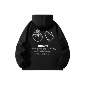 Small Columns Under The Sea Jackets Coats Unisex Black