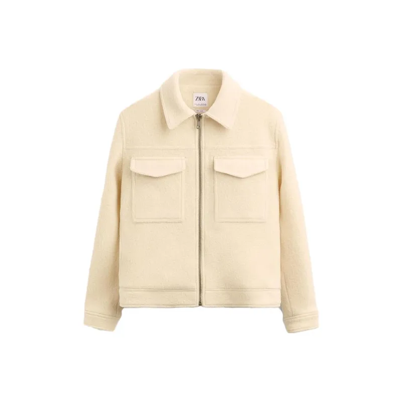 ZARA Jackets Men Yellow-0