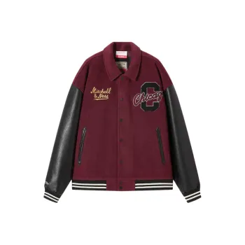 Mitchell & Ness x NBA Chicago Bulls SS25 Jacket Unisex Dark Red