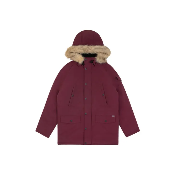 Carhartt WIP Parka Coats Men Burgundy-0