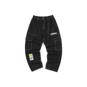 XXGOGO Cargo Pants Jeans Unisex Black