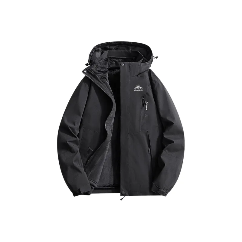 DOUBLEFISH Windproof Windbreaker Jacket Unisex-0