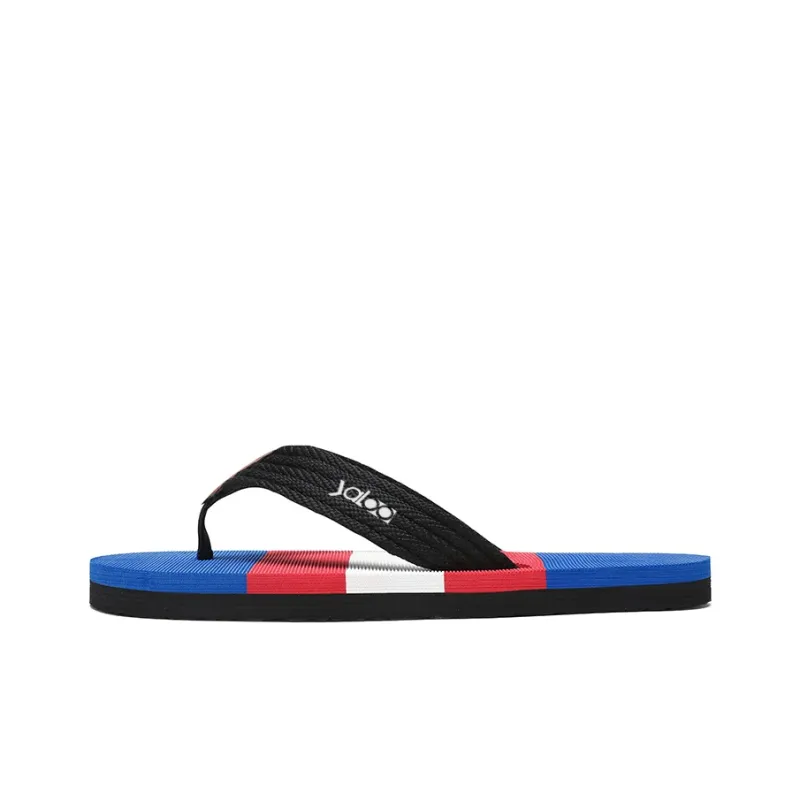 Yalu Preferred Rubber Sole Woven Abrasion Resistant Slip Resistant Flip Flops Men's-3