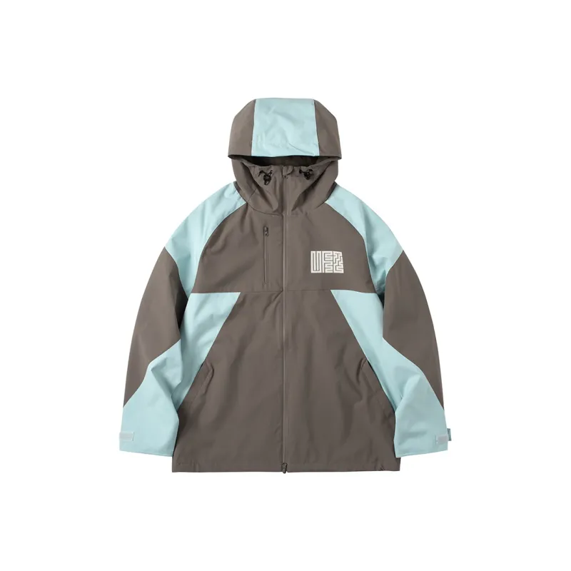 UFZ Jacket Unisex Brown Gray & Fresh Green-0