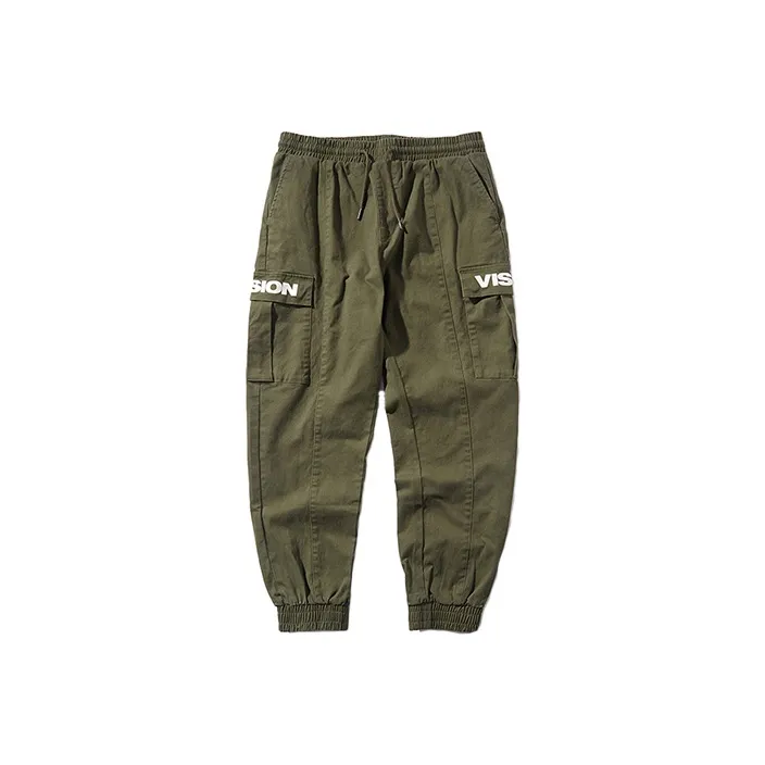 Vision Street Wear Casual Pants Unisex Green-0