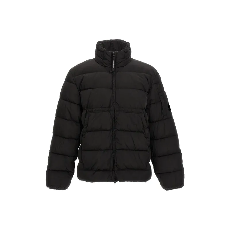 C.P.Company Lens Detailed Zipped Down Jacket-0