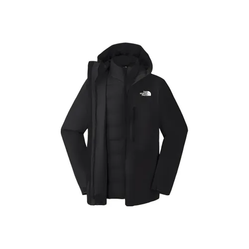 THE NORTH FACE City Outdoor Collection Waterproof And Windproof To Keep Warm Windbreaker Jacket Men's Cosmic Black