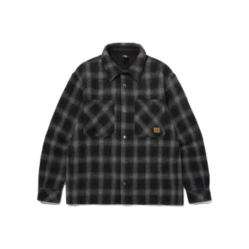 THE NORTH FACE M's Check Shacket Jackets Coats Men's Black