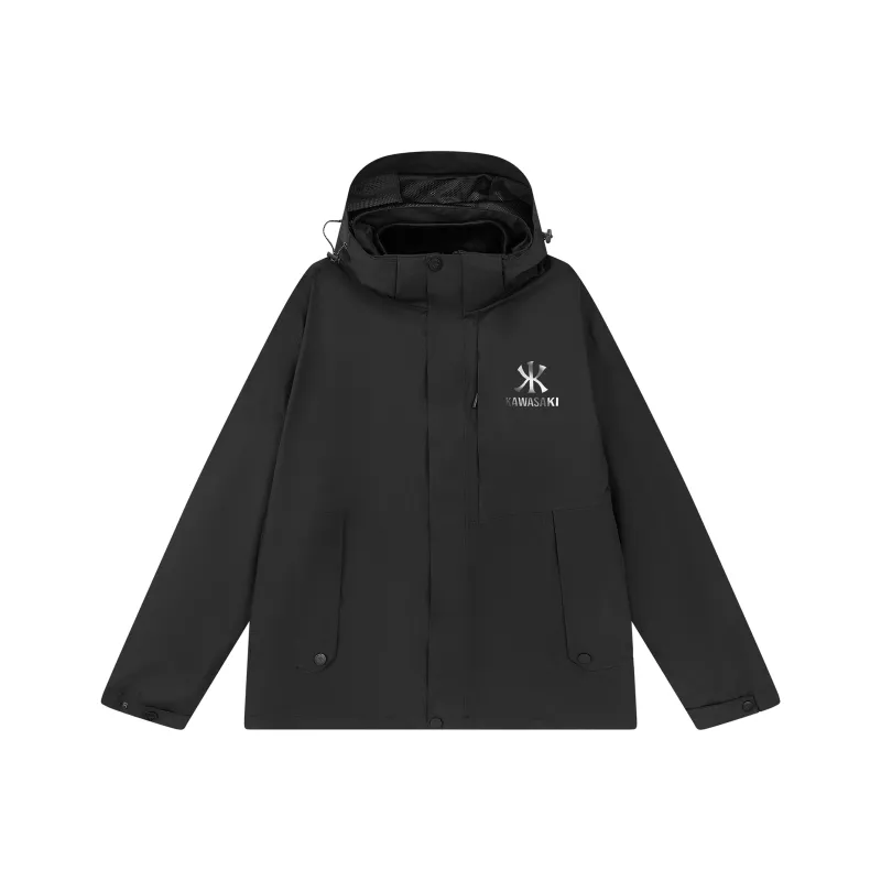 Kawasaki Water Resistant Windproof Wear Resistant Windbreaker Jacket Unisex-33