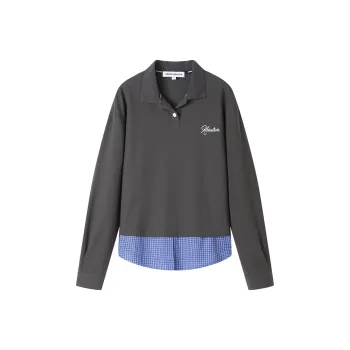 ANDREA MARTIN Polo Shirt Unisex Gray