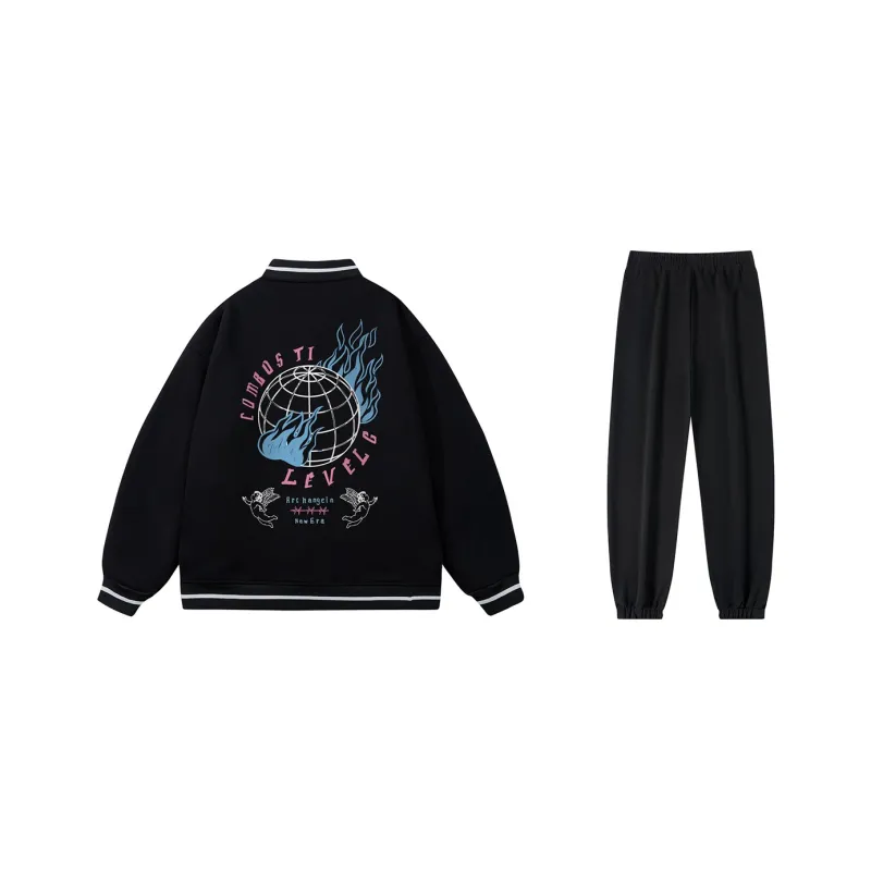 LEVEL RELAX Series Baseball Jacket Unisex-10