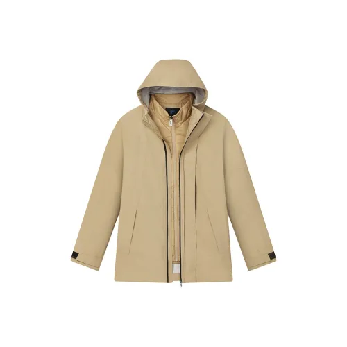 FILA Jackets Coats Men's Burnt Khaki