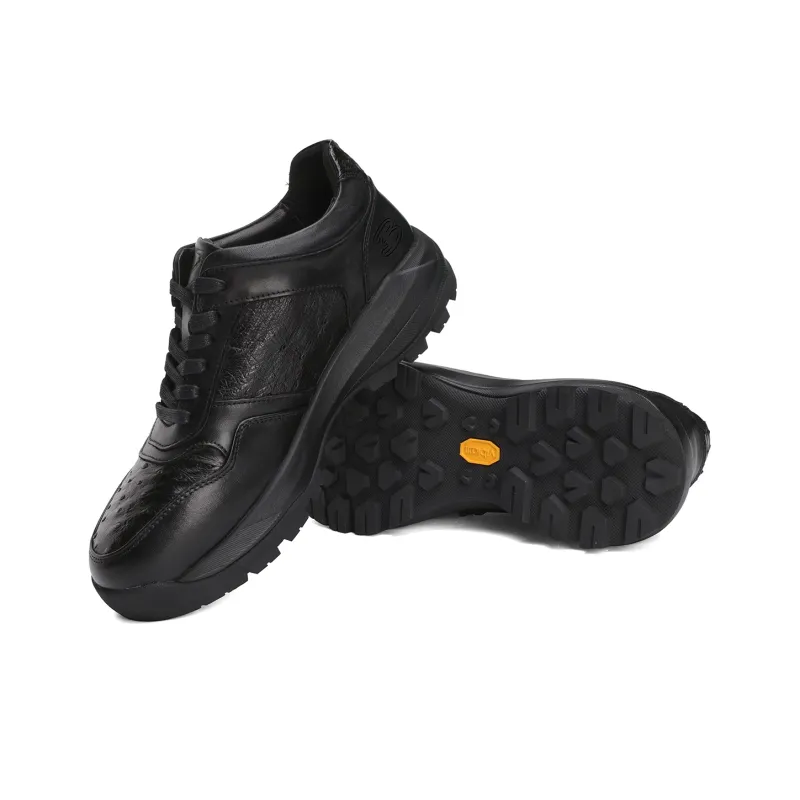 BEN SHERMAN Slip Resistant Low Top Casual Shoes Men's Black-3