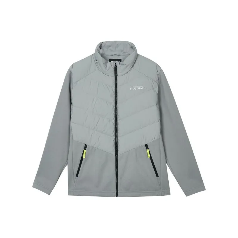 Skechers Stroll Down Jacket Men's Shark Gray-0